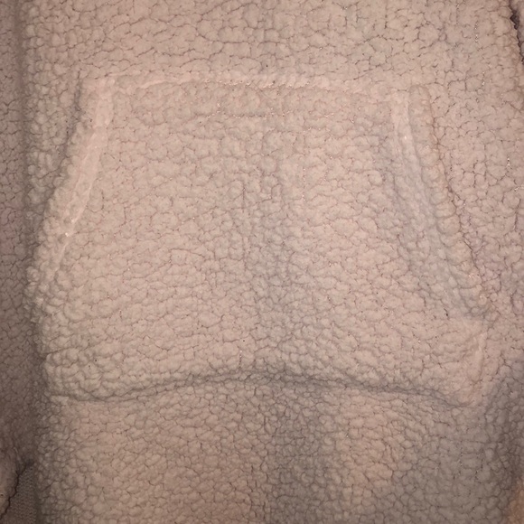 Revamped Pink Cozy Fleecey Teddy Bear Sweater - Picture 2 of 5